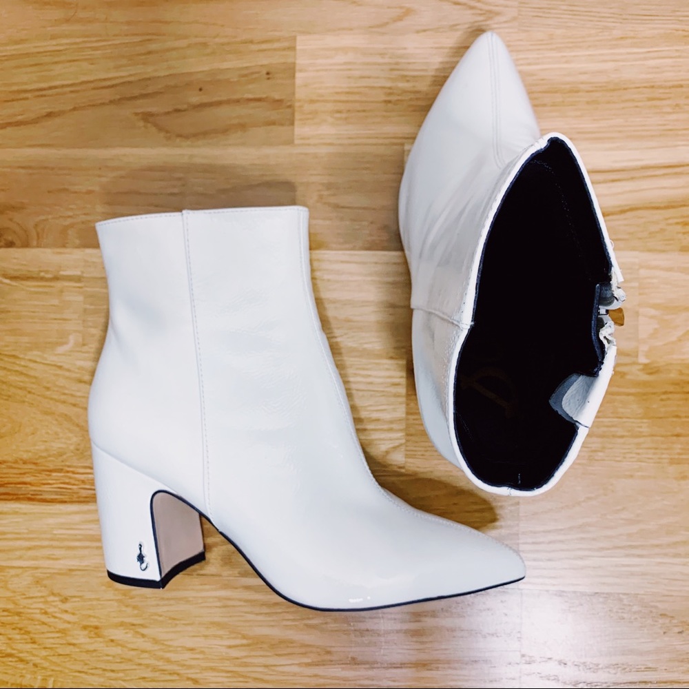 Sam Edelman White Booties size 6.5